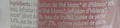 Jomo Thé Blanc Glacé Pêche Hibiscus