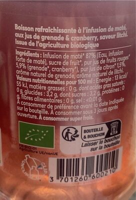 Thé Vert Glacé Bio Menthe, Citron, Gingembre (copie)