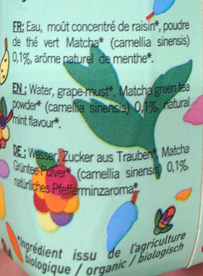 MéMé Rafraichissante Thé Vert Menthe