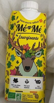 MéMé Énergisante Thé Vert Citron (330ml)